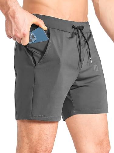 maniac men's shorts || solid short || slim fit shorts || grey polyester shorts || dark grey