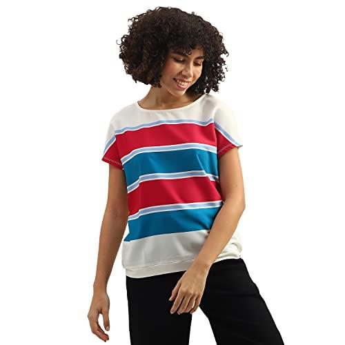 united colors of benetton women's regular fit top (23p3194e1l64g901_multicolour