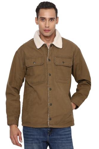 american eagle men's a-line coat (wee0101495200_brown