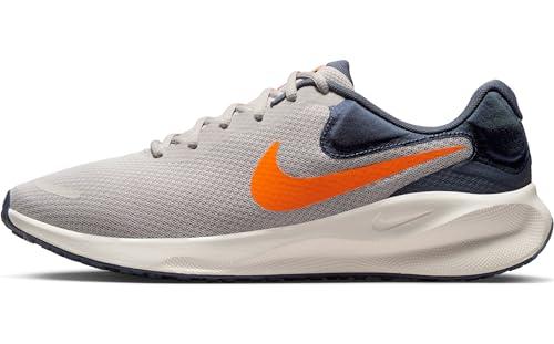 nike revolution 7-lt iron ore/total orange-thunder blue-fb2207-009-6uk