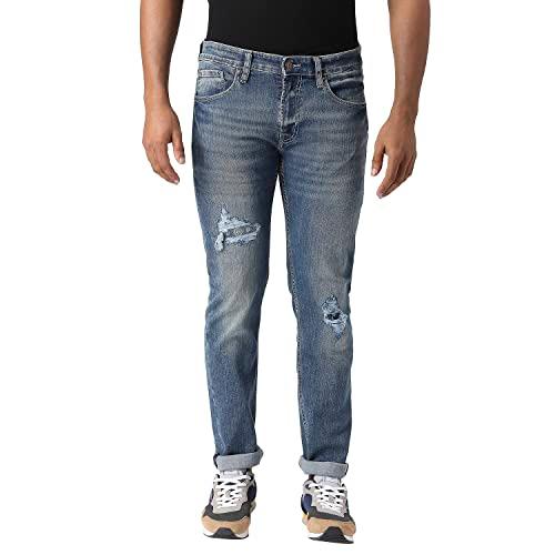 pepe jeans men's straight jeans (pm207103q051_light used