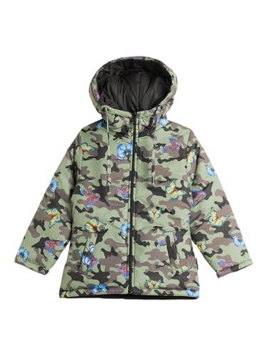 okane girls reversible hooded padded jacket