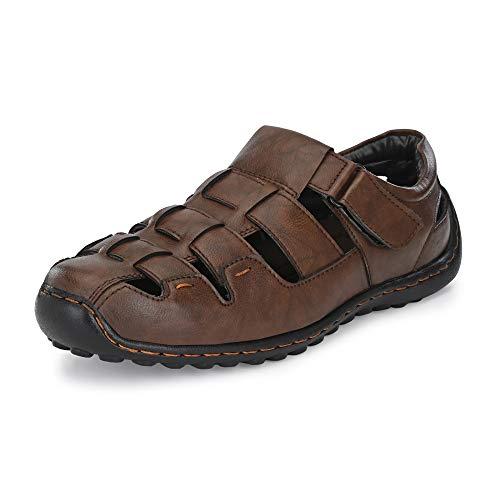 centrino men's 6114 brown fisherman sandals_11 uk (6114-03)