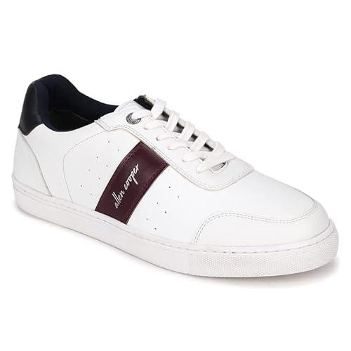 allen cooper casual shoes for men(20251) white