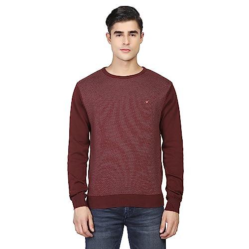 blackberrys men's cotton crew neck sweater (en-jq-jaxon # wine 2xl)