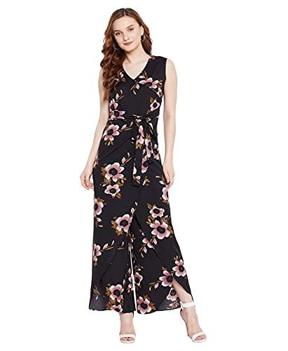 uptownie lite women's maxi jumpsuit (printed black,xx-large)