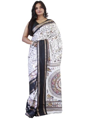 pandadi saree women's soft cotton kalamkari ready to wear saree with unstitched blouse piece