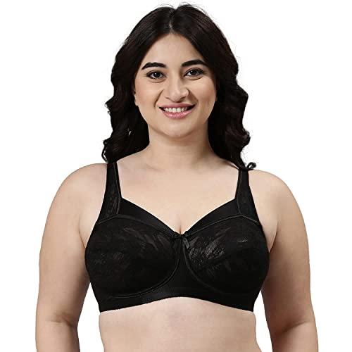 enamor fb06 classic lift full support bra - non-padded wirefree full coverage