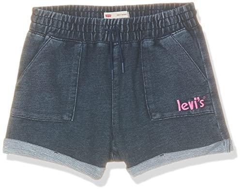 levi's girl's bermuda shorts (41e610-bau_blue_m)