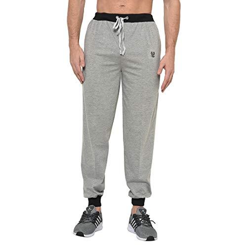 vimal jonney men's regular fit trackpants (d9melange-0001-l_grey_large)