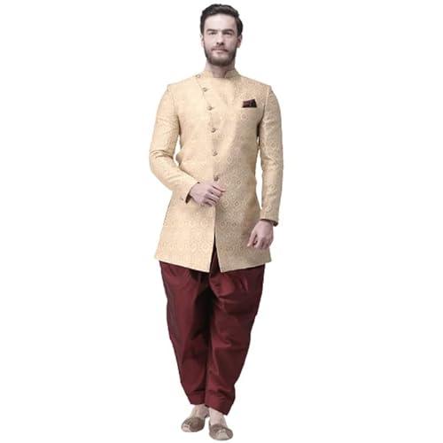 hangup men sherwani indo, color yellow, size 44 (s18indo112)