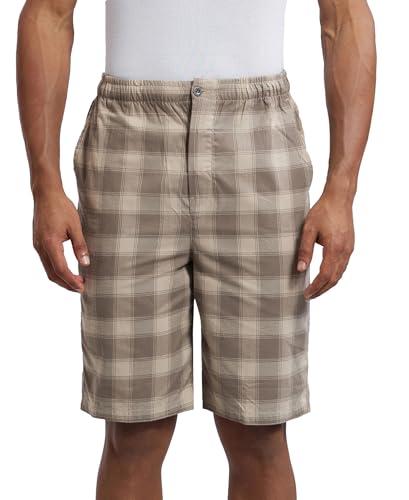 jockey men's cotton shorts (pack of 1) (us88_khaki/dkhaki_m_khaki/dkhaki_m)