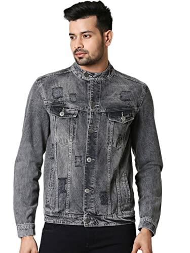 high star men's denim jacket (hsjkt158_grey