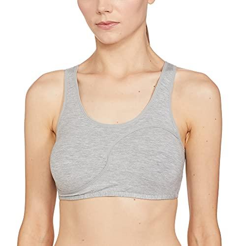 marks & spencer stretch cotton wire free marks and spencer women's bra bralette (t33_7161_grey marl_xl)