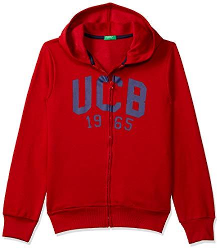 united colors of benetton boys cotton crew neck;hooded neck sweatshirt (30442ecomi_red_0y_red_6 months-9 months)