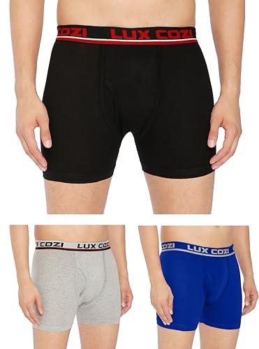 lux cozi men's cotton boxers pack of 3 (assorted_90cm)