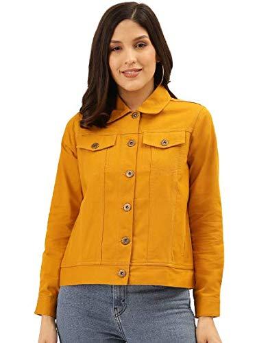 style quotient women's mustard yelow solid regular jackets(aw20sqsam_mty-xl)