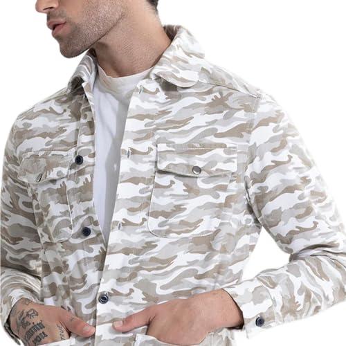 snitch grey camouflage cotton jacket