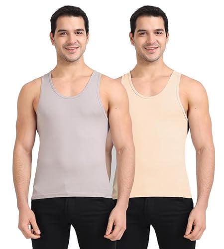 freecultr regular fit organic cotton vest for men| 100% organic fabric, round neck comfort vest