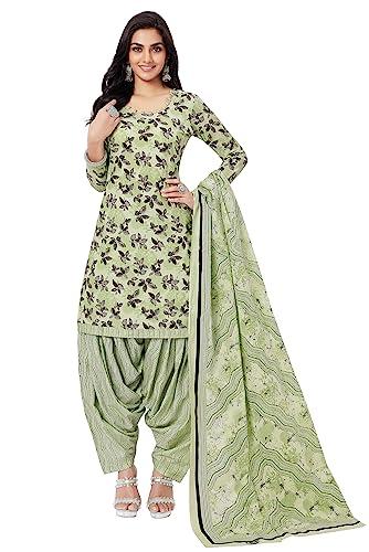 miraan cotton printed readymade salwar suit for women (bandcolor1705xl_green_x-large)