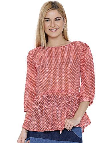 sera women's tunic shirt (la2252-orange_x-large)