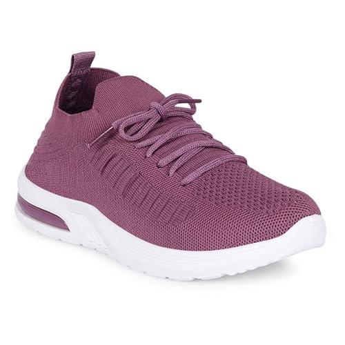 longwalk women's sports running shoes outdoor gym shoes purple