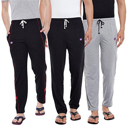 vimal jonney men's regular fit trackpants (pack of 3) (d1bd1md7b_003-l_multicolored_large)