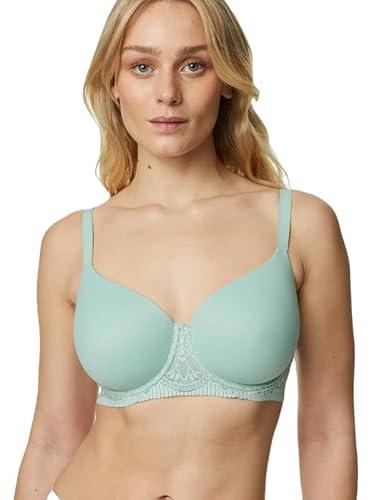 marks & spencer women's polyamide wired modern t-shirt bra (60640670034_dusted mint