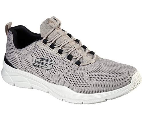 skechers mens equalizer 4.0 - wraithern taupe/black running shoe - 10 uk (11 us) (en_us)