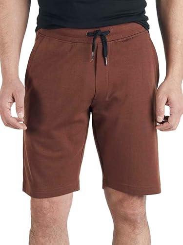 indian terrain mens red solid flat front shorts