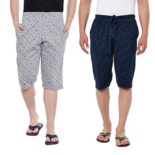 vimal jonney men's slim fit capris(pack of 2) (dd13-prt1m_prt1n_02-l_assorted_large)