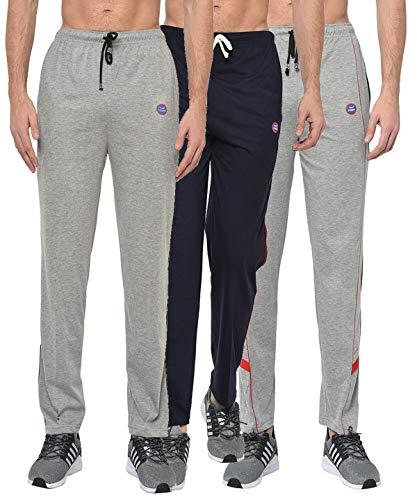 vimal jonney men's cotton trackpants (pack of 3)-d1md1nd7m-m multicolour