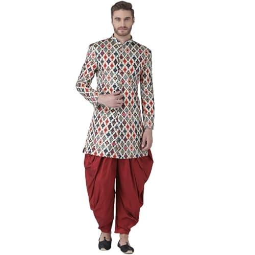 hangup men sherwani indo, color multicolor, size 46 (s5indo112) multicolour