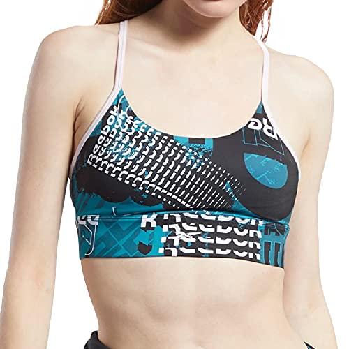 reebok women's non-wired wireless bra (fj2695_heritage teal_medium