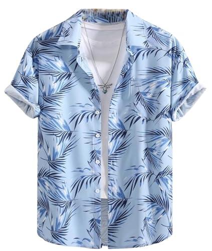 dhruvi trendz mens rayon men's casual shirt regular fit western (dt-ms-6093_blue_s)