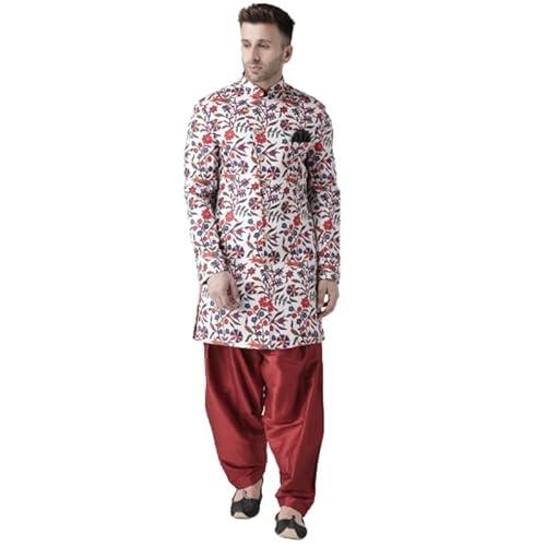 hangup men sherwani indo, color multicolor, size 46 (s8indo112) multicolour