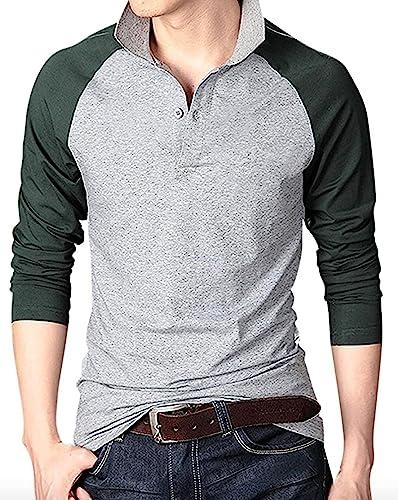 peppyzone men's cotton polo neck tshirt for men (m, bottle green)