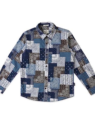 pepe jeans boy's regular fit shirt (pb3024225514_blue