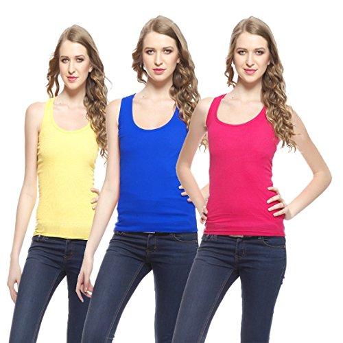 friskers women's camisole tank top (pack of 3)