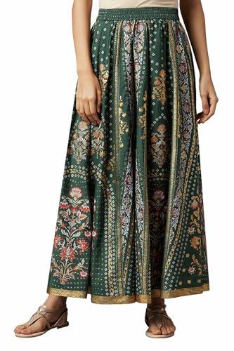 aurelia printed strechable skirt for women | ankle length skirt for women