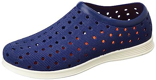 bata men's blue casual shoes