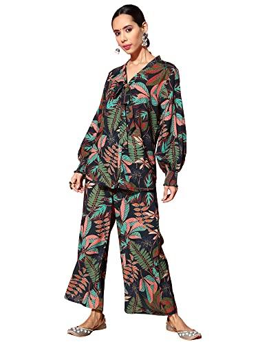 indo era women's poly georgette tunics printed co-ords(22ddddd1010xl_multi_xl-size)