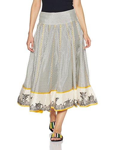 w for woman women's midi skirt (16fes55155-57415_wl_white_white_l)