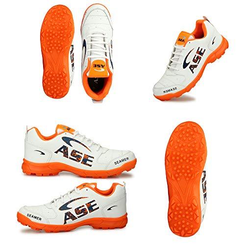 ase men's orange professional cricket shoes 11 uk/ind