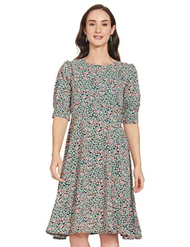 monte carlo women's polyester blend classic mini casual night out dress (222055860-1_multicolor_m)