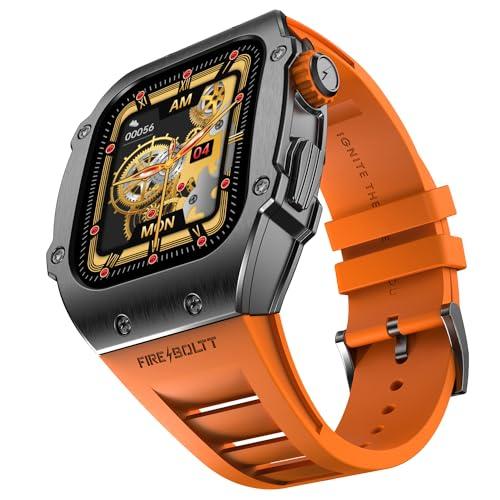 fire-boltt asphalt newly launched racing edition smart watch 1.91” full touch screen, bluetooth calling, health suite, 123 sports modes, 400 mah battery (rusted orange)