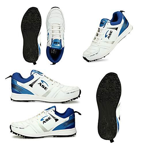 ase pro blue professional cricket shoes for men 8 uk/ind (crt006_blue_08)