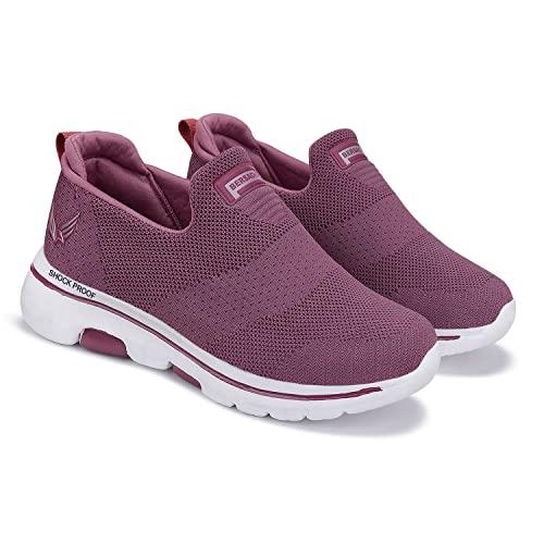 bersache sneaker, loafers, casual with extra comfort snearkers for women (purple, 7 uk)