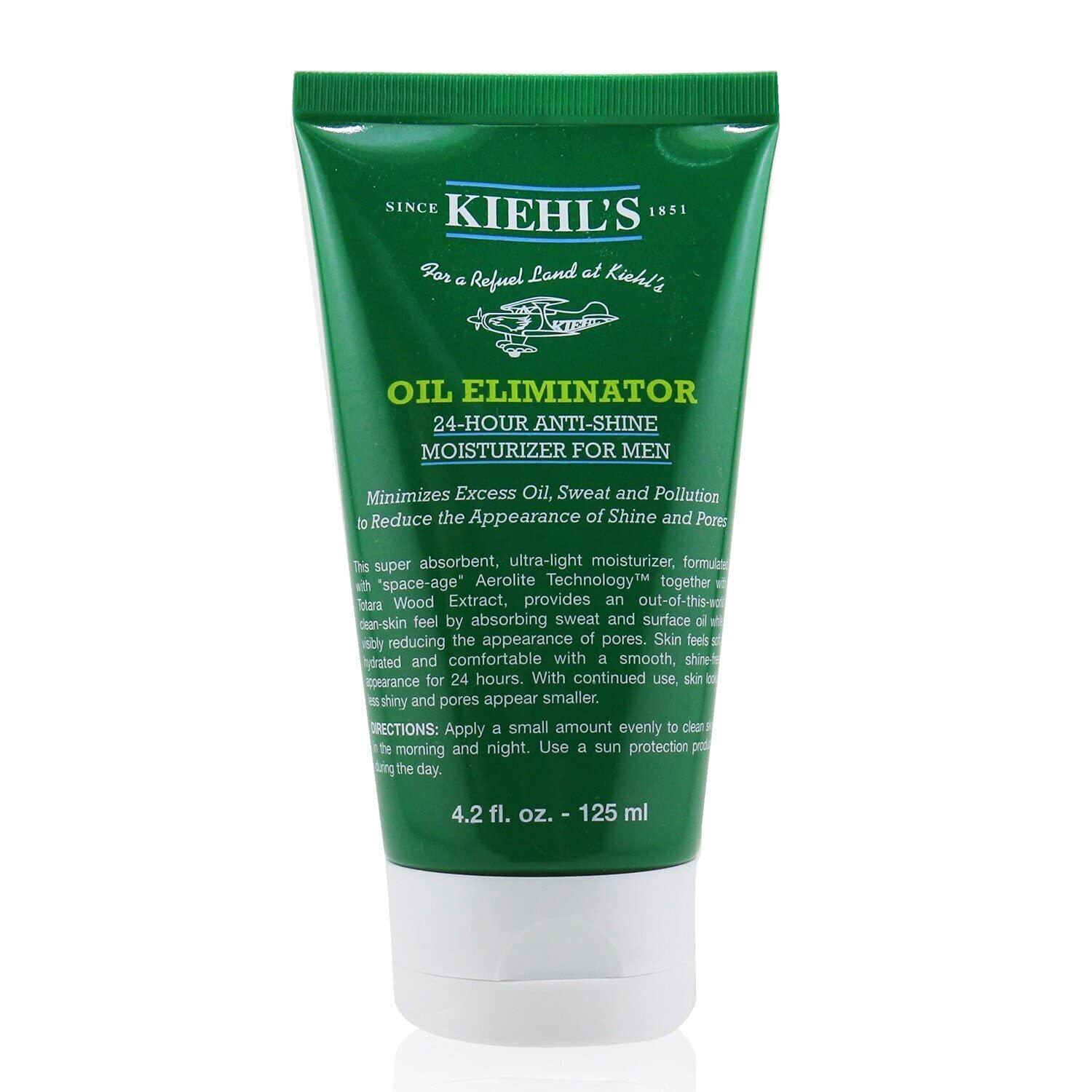 kiehl's mens oil eliminator 24-hour anti-shing moisturizer 125ml/4.2oz