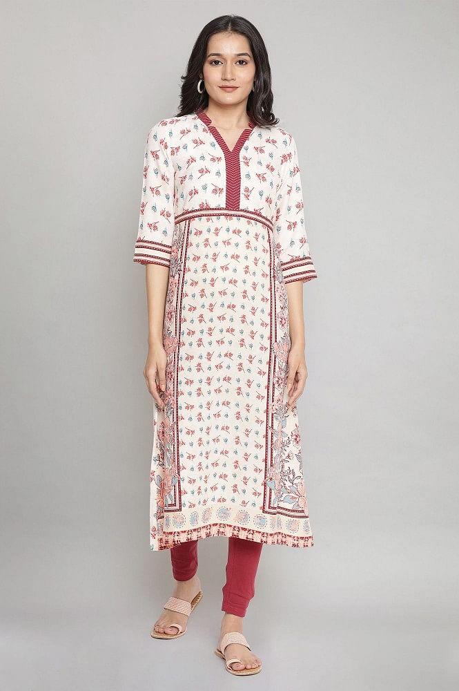 natural a-line ethnic kurta